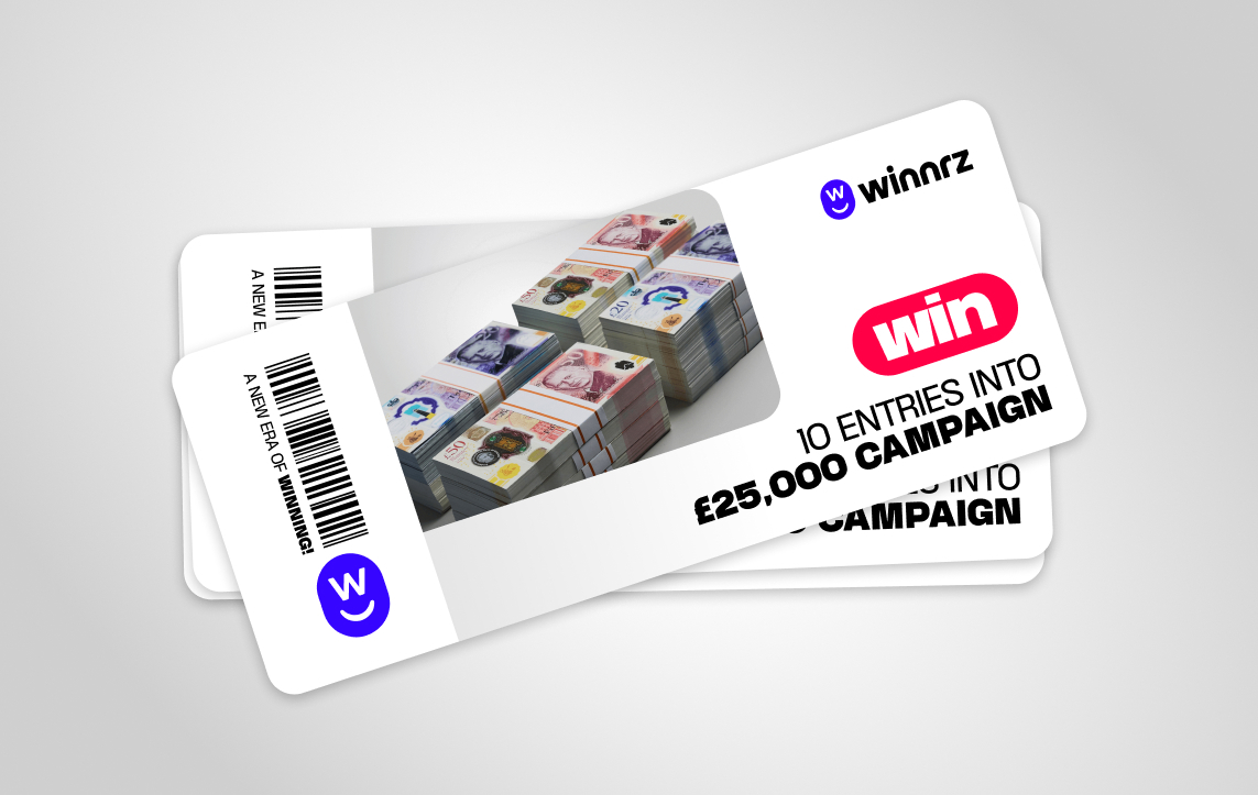 10 Entries into our &pound;25,000 Cash Campaign combined